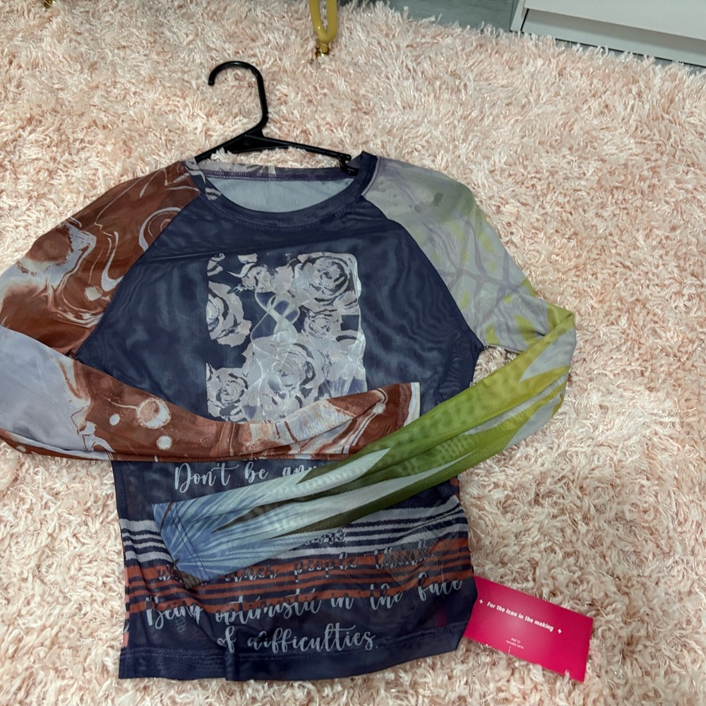 Kids Multicolor Long Sleeve Shirt